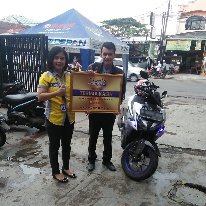 WAHYU W. (Cimanggis, Depok) Pembeli Aerox 155 R Version