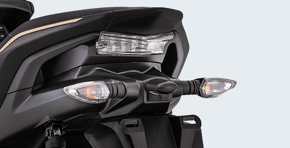 Sporty-Integrated Rear Handle Grip